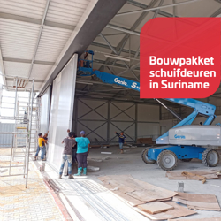 Bouwpakket schuifdeuren in Suriname