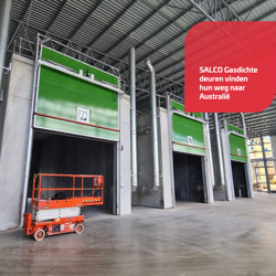 Salco gasdichte deuren vinden hun weg naar Australië