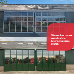 Slim verduurzamen voor de winter: beter geïsoleerde deuren