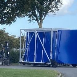 Speciaal (intern) transport bij Salco.