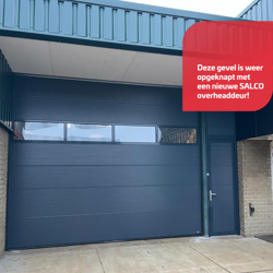 Opgeknapte gevel bij Metaalhandel Blokdijk