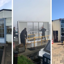 Deuren per pont naar nieuwe bestemming!